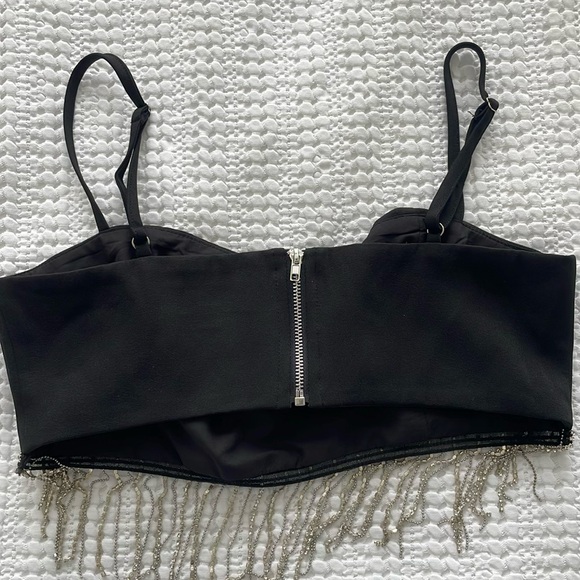 Revolve Superdown Irina Crystal Fringe Top - Picture 5 of 6